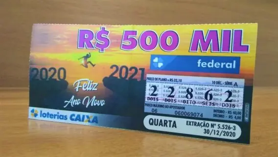 Loteria Federal de hoje (09/01/21) sorteia prêmio de R$ 500 mil; saiba apostar