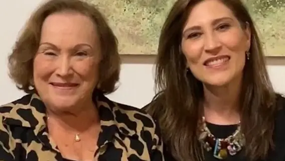 Nicette Bruno foi infectada por parente, diz filha Beth Goulart