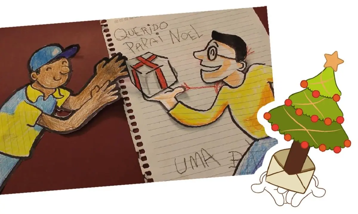 Papai Noel dos Correios 2020: crianças escrevem cartas com pedidos de Natal