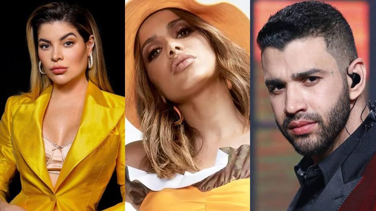 Gkay, Anitta e Gusttavo Lima famosos antes das plásticas