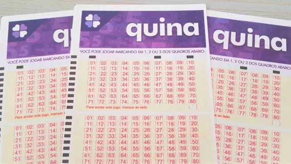 Resultado da Quina 5455: prêmio acumula e vai a R$ 5 milhões