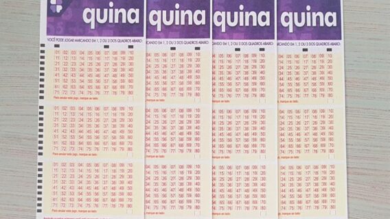 Resultado Quina 5497: prêmio acumula e sobe para R$ 7,3 milhões