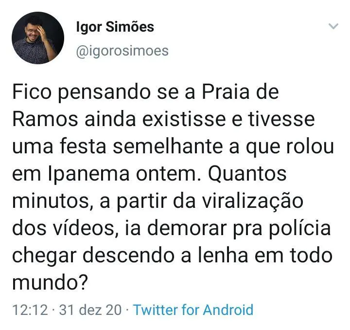 Festa em Ipanema choca internautas