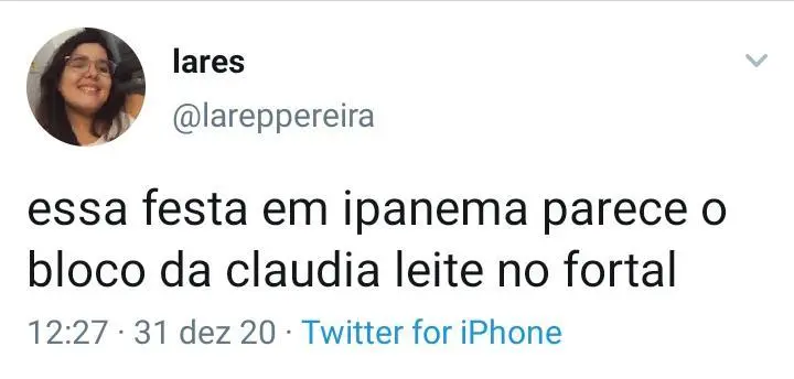Revolta de internautas sobre festa no Rio