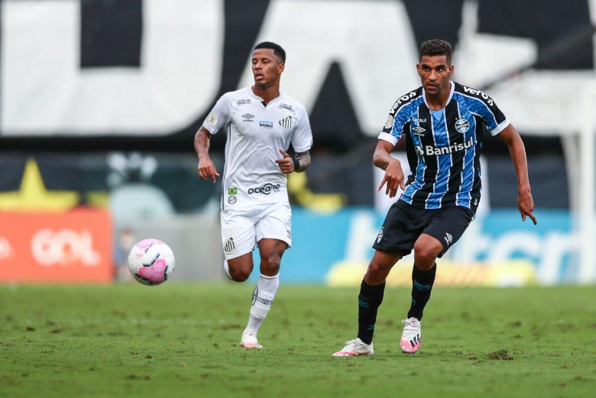 Confronto entre Grêmio e Santos acontece às 19h15