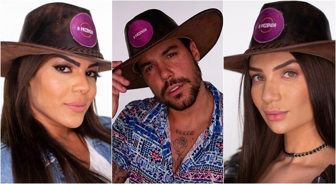 Imagem de Tays, Lipe e Stéfani em A Fazenda 12
