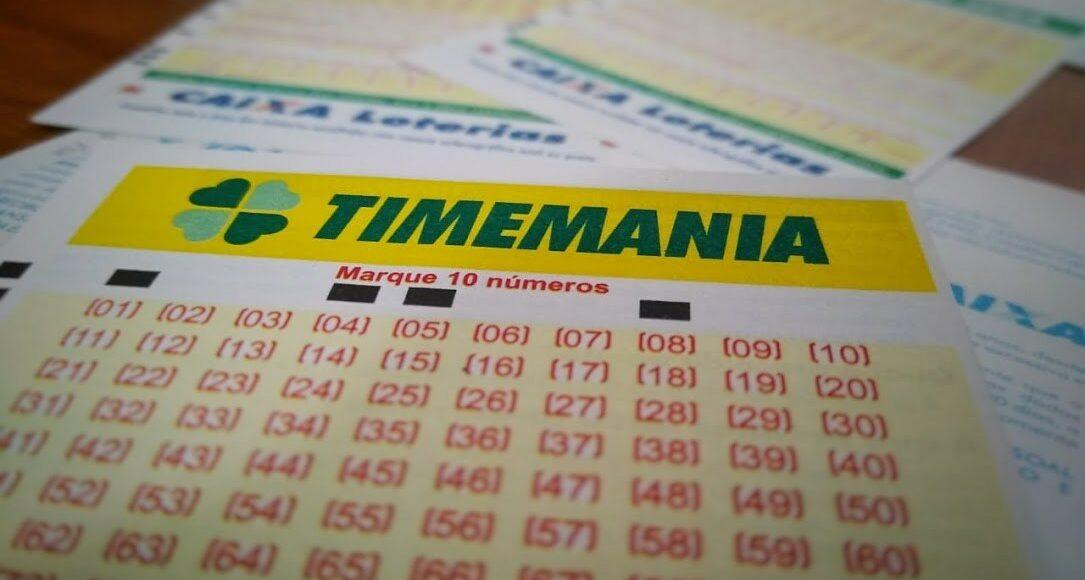 resultado da timemania - A imagem mostra um volante da Timemania