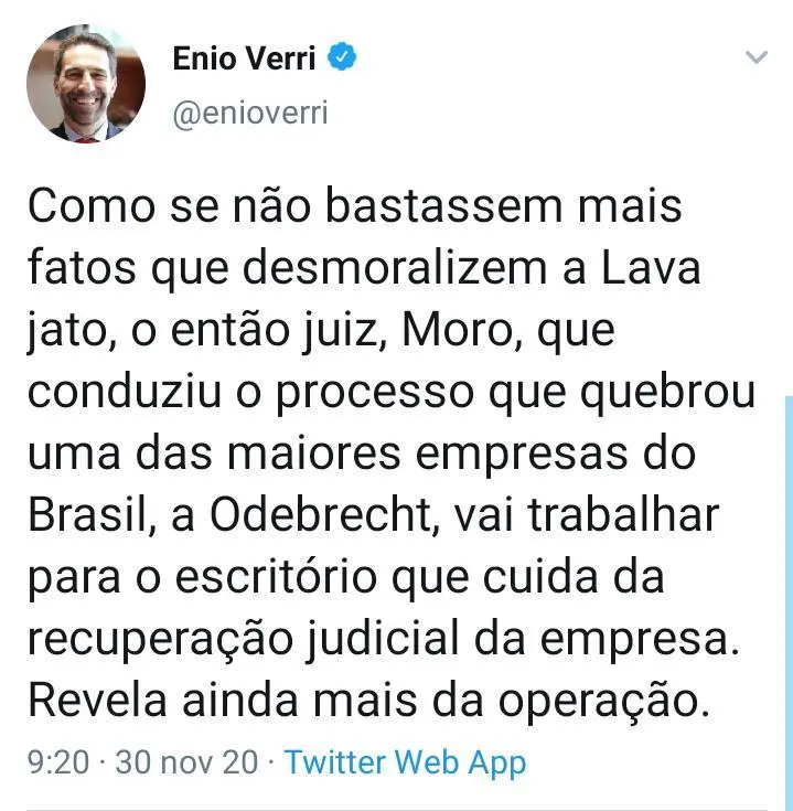 Veja a repercussão do assunto na rede social