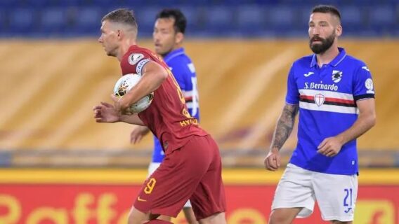 Roma x Sampdoria (03/01): onde assistir ao jogo do Campeonato Italiano