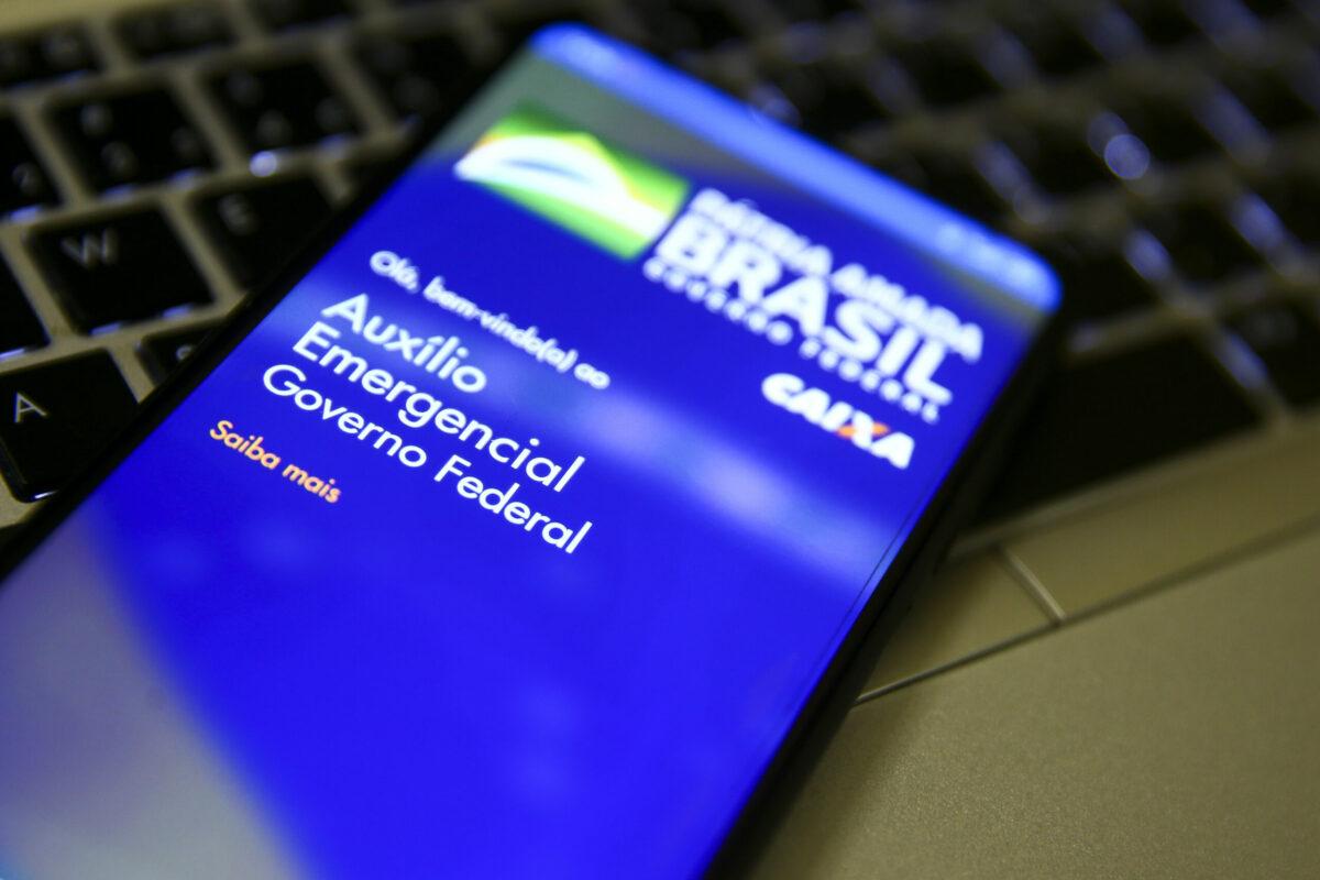 Aplicativo auxílio emergencial do Governo Federal.