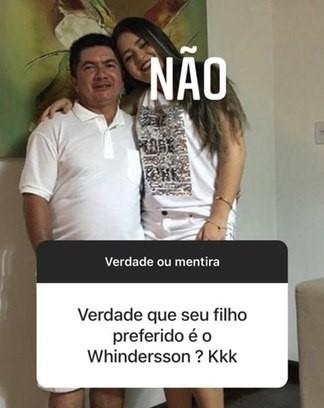 IMagem mostra pai de Whindersson Nunes