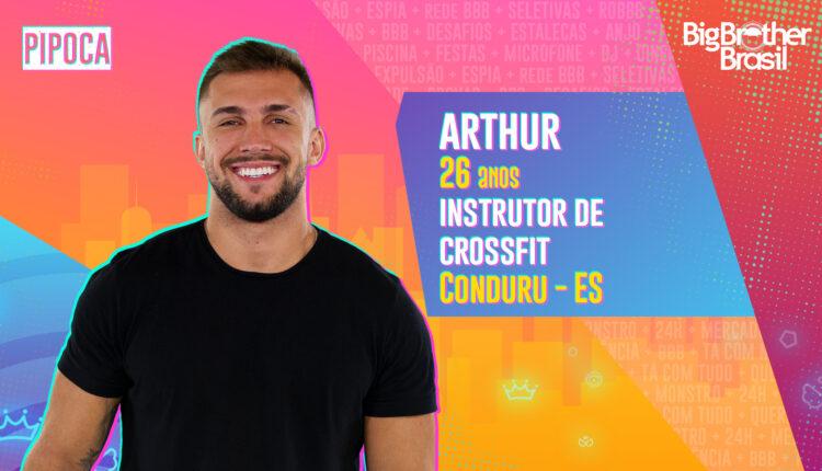 Imagem mostra arthur do bbb21 - enquete bbb