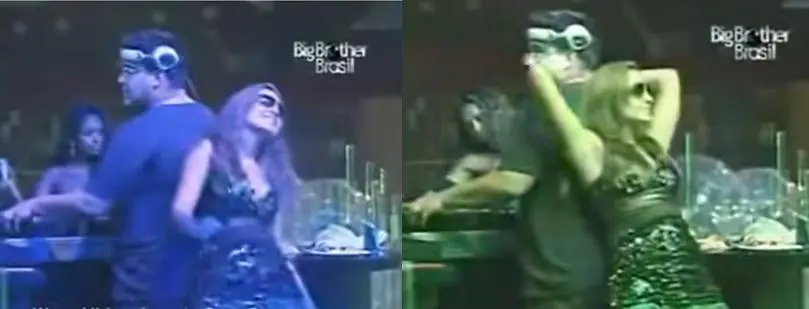 Imagem mostra André Marquez e Natália no BBB 11