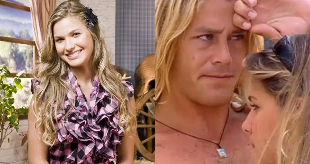 Nas imagens a modelo Andressa Suita em A Fazenda, Theo Becker e Andressa Suita