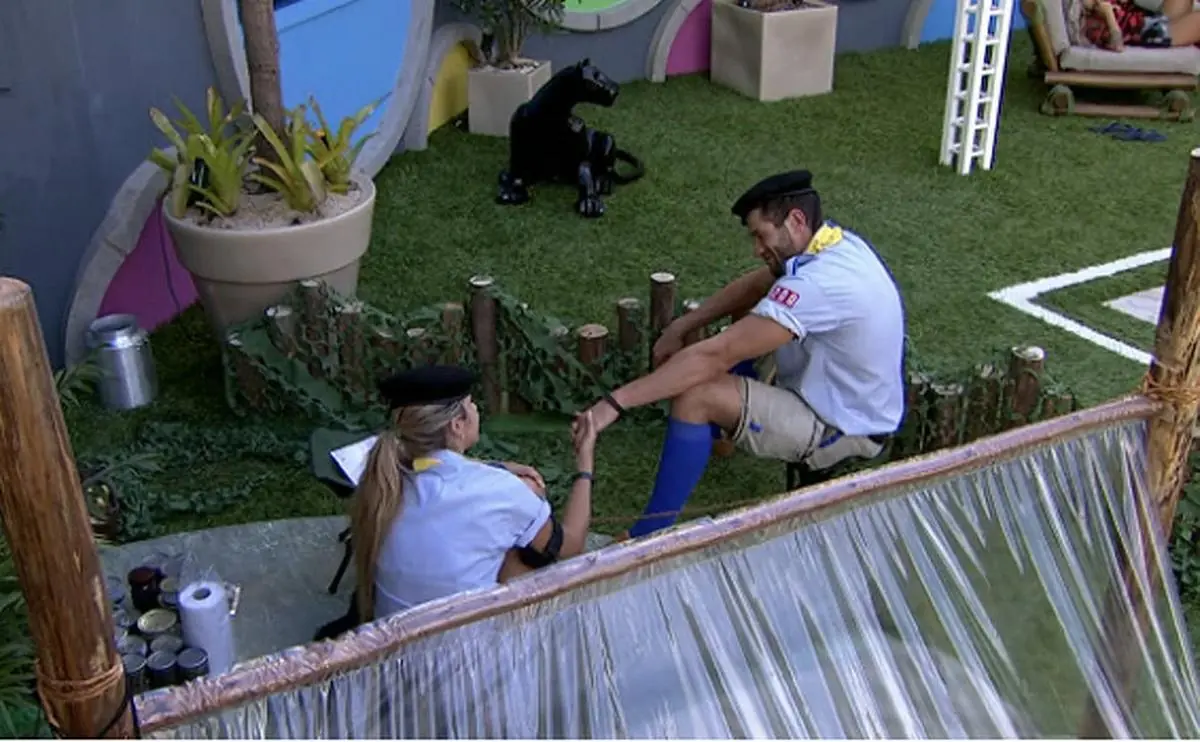 Imagem dos participantes Roni e Tatiele