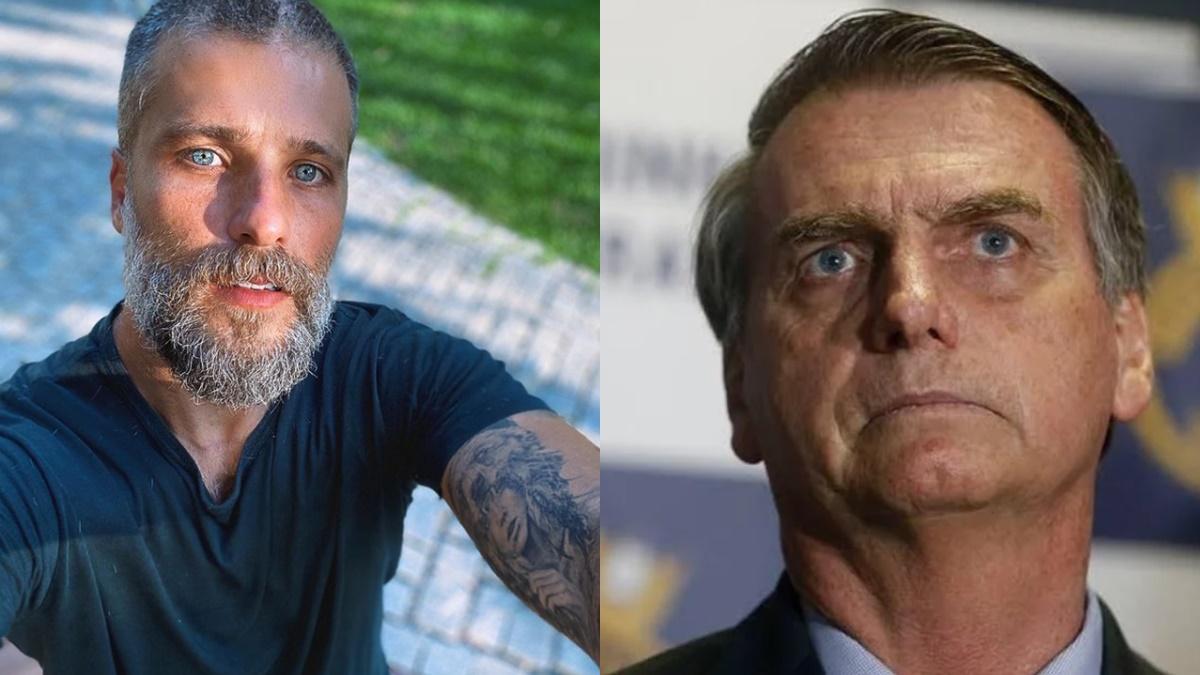 Bruno Gagliasso e Jair Bolsonaro