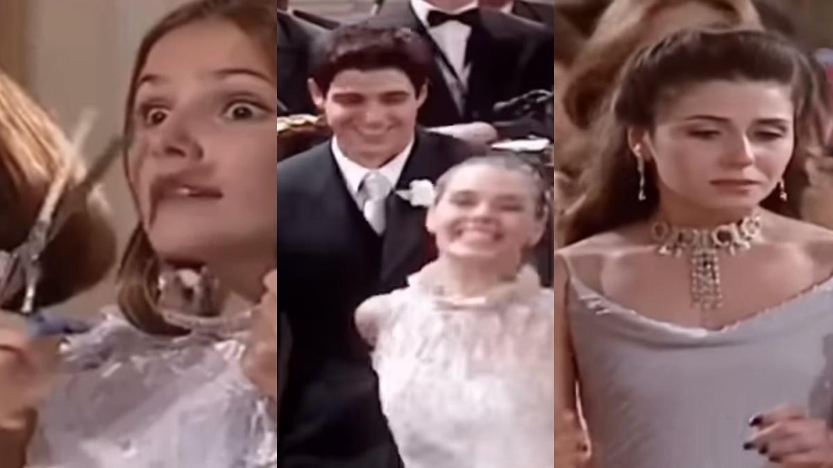 casamento de Camila e Edu em Laços de Família