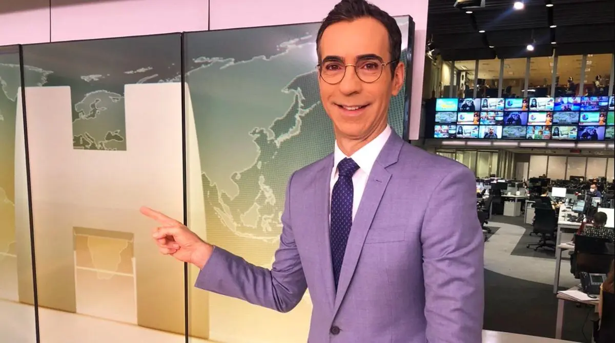 César Tralli no Jornal Hoje