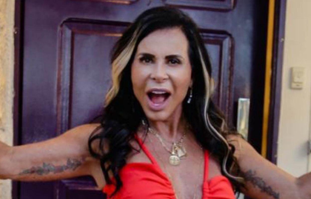 Imagem mostra rosto da Gretchen