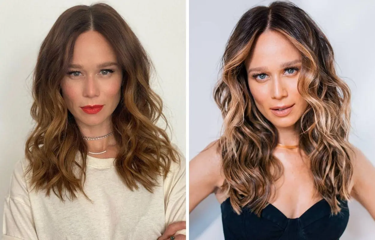 Morena iluminada: veja os tons que estão em alta entre as famosas Imagem mostra Mariana Ximenes com estilo morena iluminada