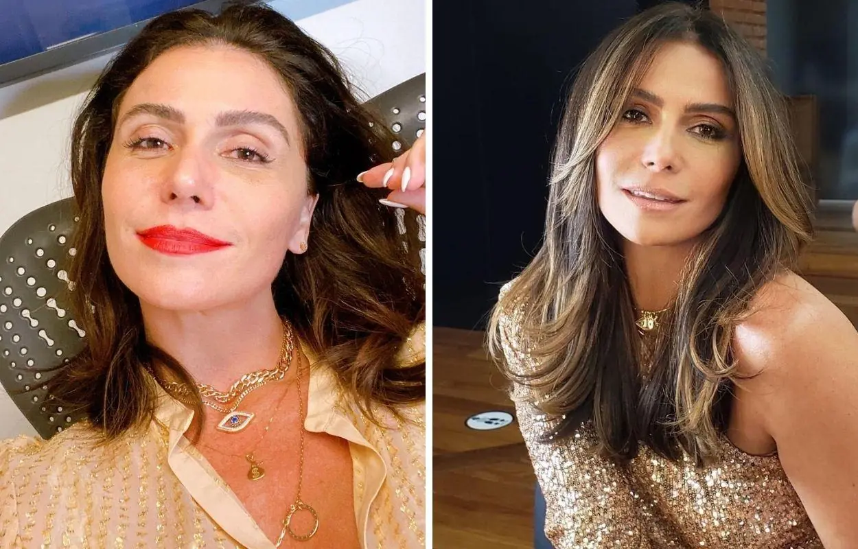 Imagem mostra mudança de visual da Giovanna Antonelli