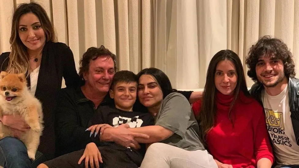 Na imagem Filhos de Fábio Jr Cleo, Krizia, Tainá, Fiuk e Zaion