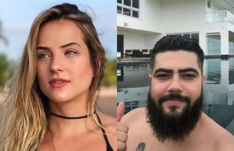 Na imagem Gabi Martins e Henrique, dupla com Juliano