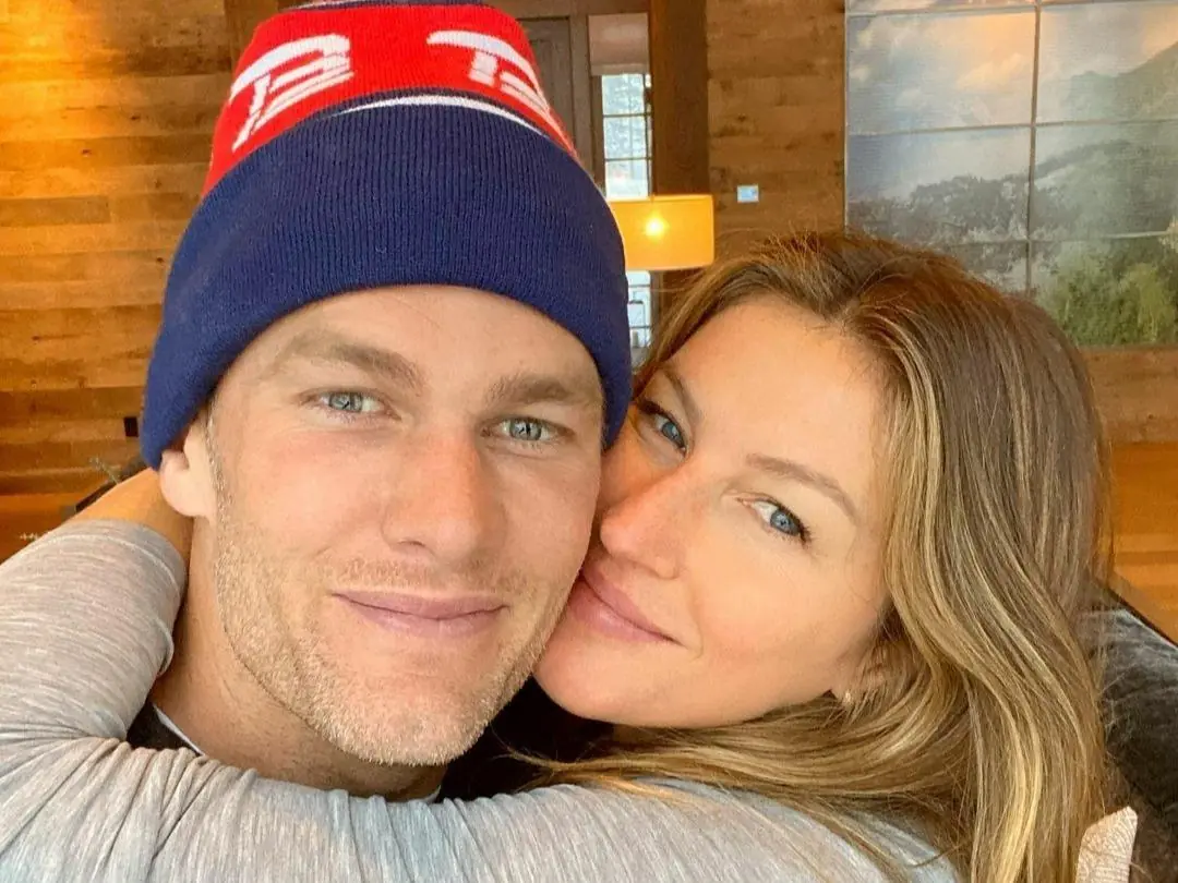 Imagem do casal Gisele Bündchen e Tom Brady