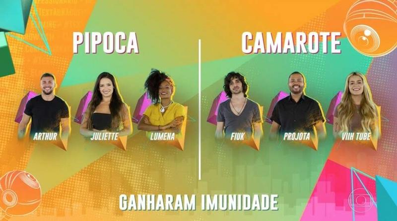 Imagem mostra imunizados bbb 21