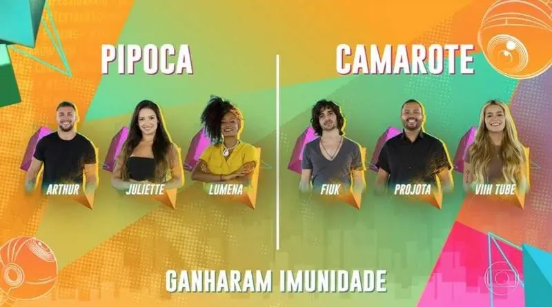 Imagem mostra Imunizados BBB 21