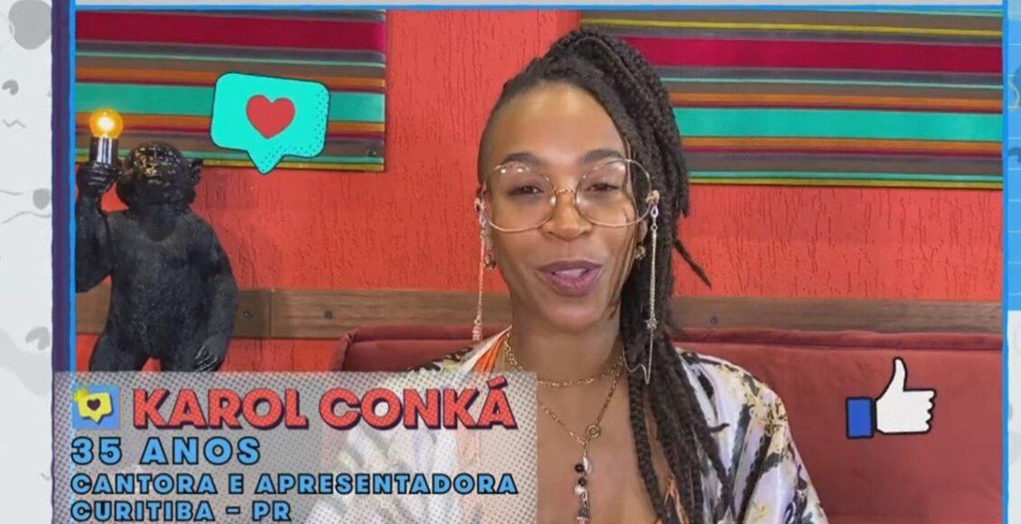 Na imagem Karol Conká