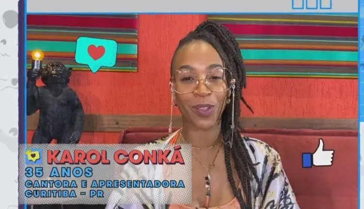 Na imagem Karol Conká