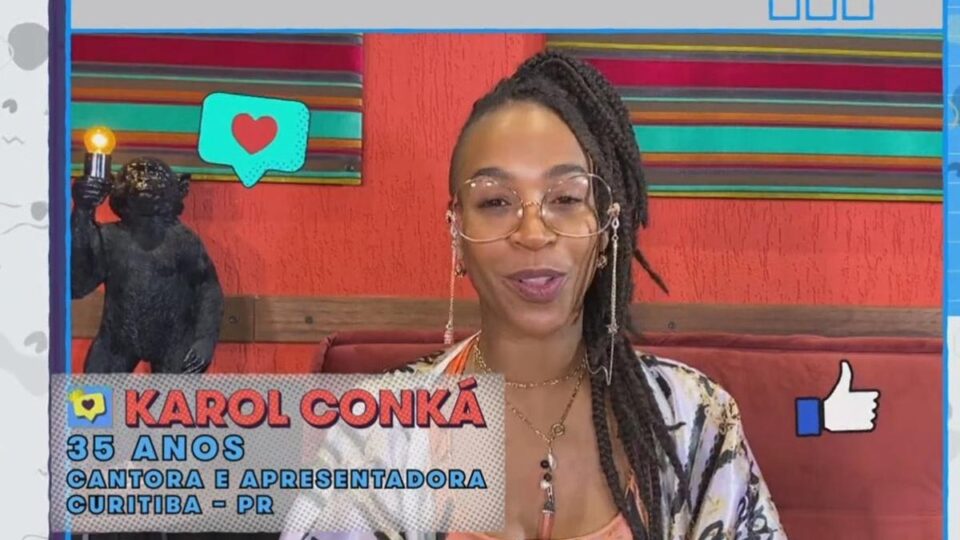 Na imagem Karol Conká