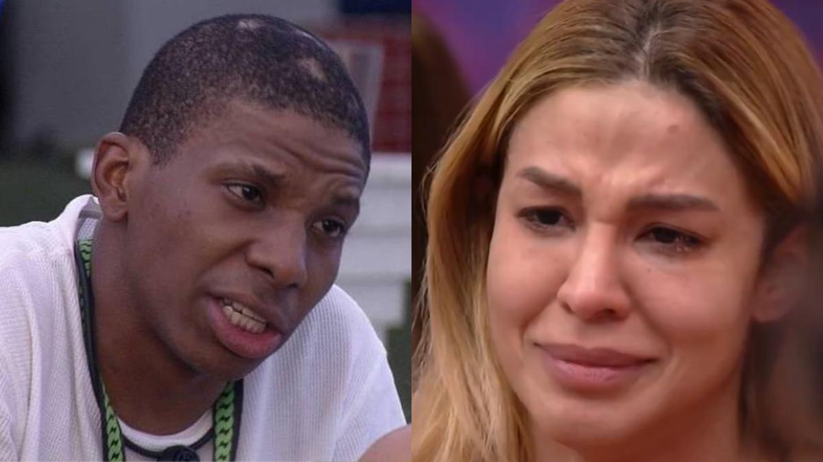 Imagem mostra Lucas e Kerline no BBB21