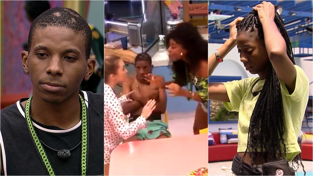 Lucas Penteado, Lumena, Carla Diaz e Camilla de Lucas no BBB21