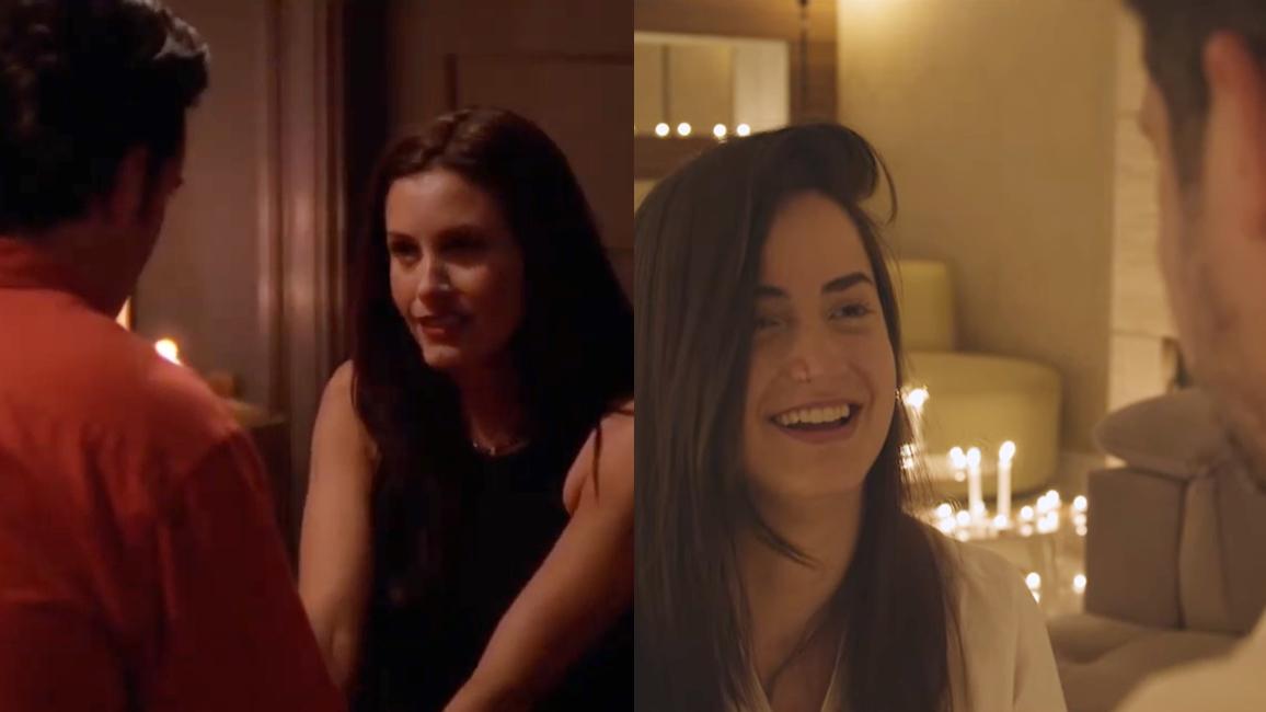 Pedido de casamentoem Friends de Chandler (Matthew Perry) e Monica (Courteney Cox) e de Mari Palma