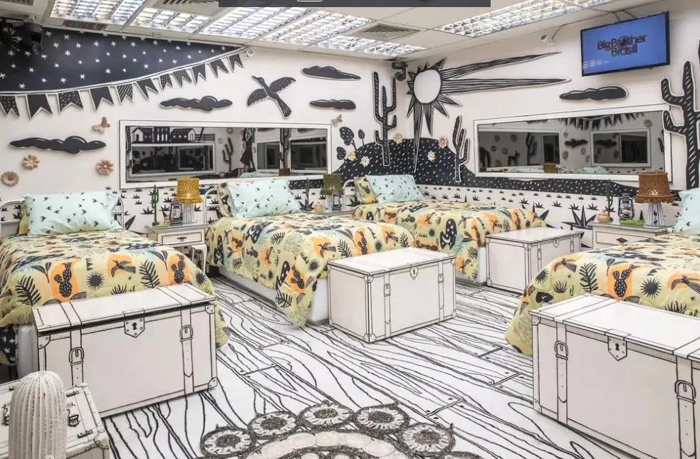 Na imagem Quarto do BBB21 