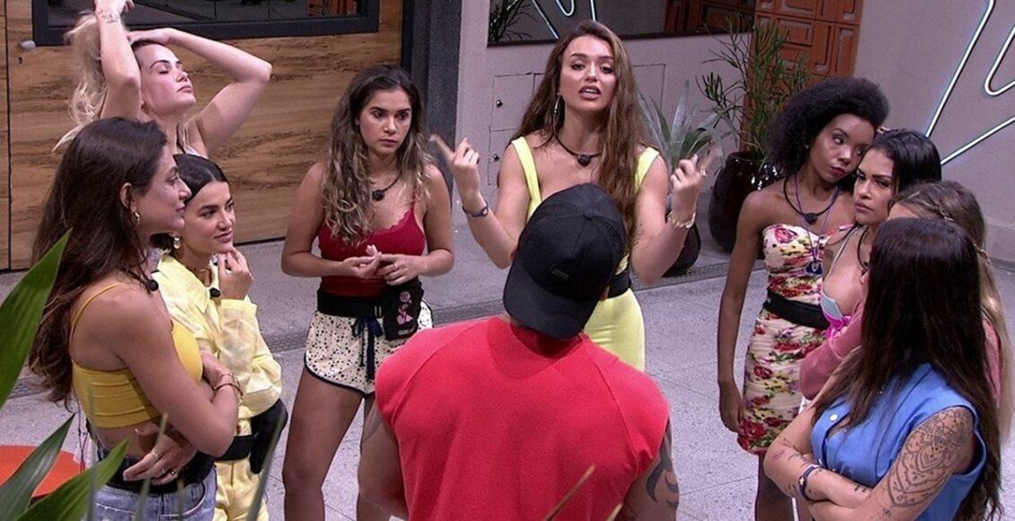 Na imagem Rafa Kalimann e sisters enfrentam Hadson no BBB 20