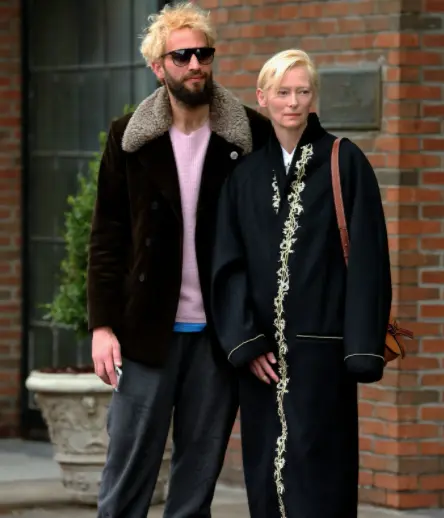 Tilda Swinton  e marido 