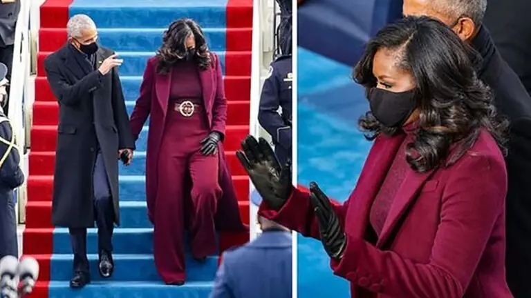 Michelle Obama rouba os holofotes na posse de Biden