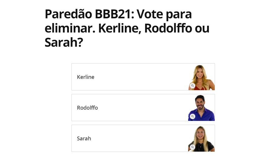 Como votar no bbb