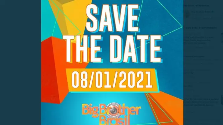 BBB 21 anuncia novidades para o reality no dia 8 de janeiro