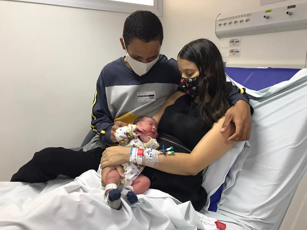 Giuseppe, o primeiro bebê de 2021 nasceu à 0h26 no interior de SP