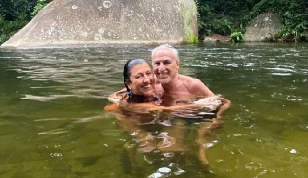 Regina Casé e Caetano Veloso