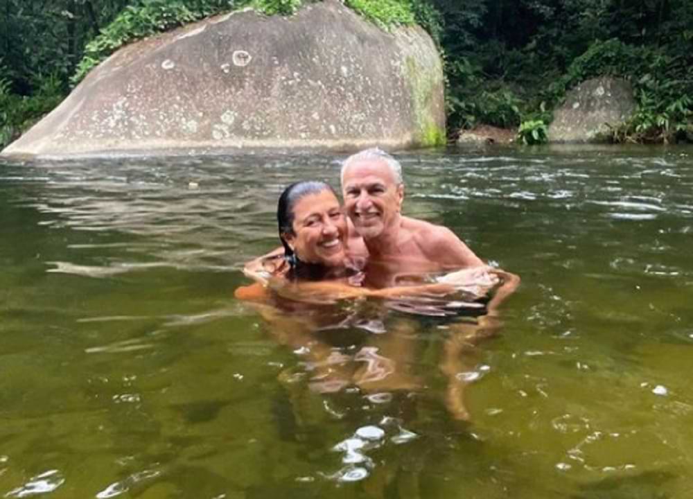Regina Casé e Caetano Veloso