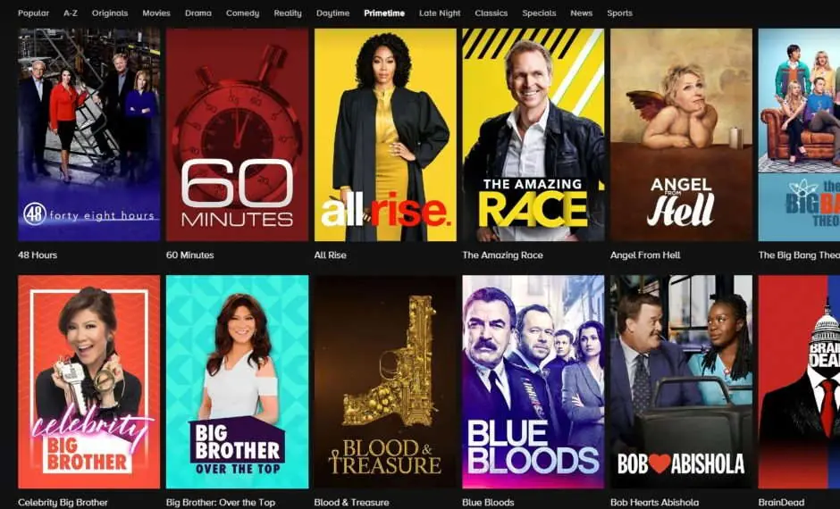 Destaques do serviço da ViacomCBS, Paramount Plus