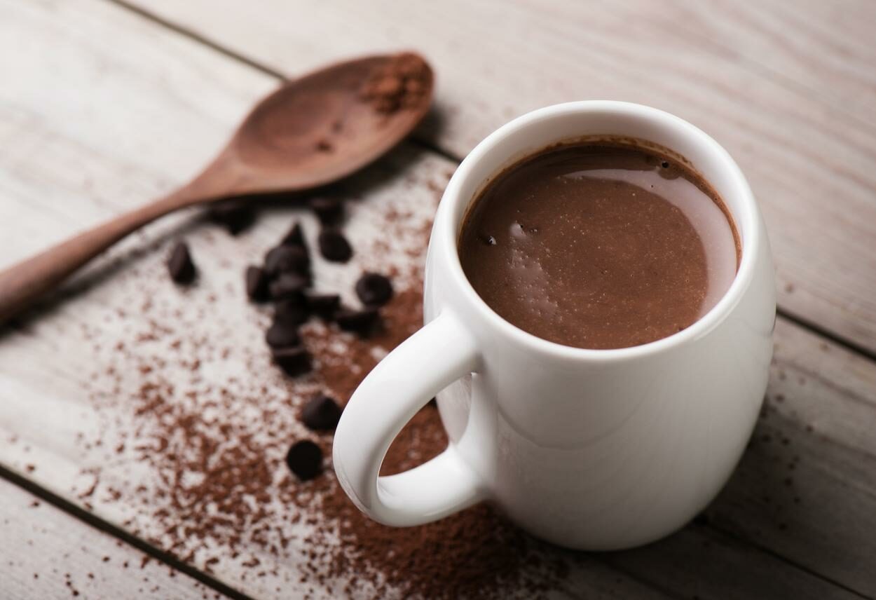 chocolate quente fit