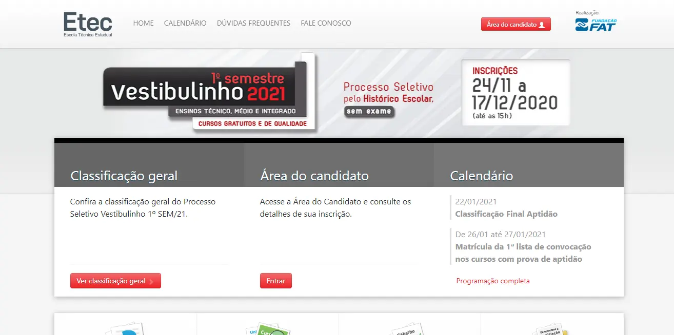 site vestibulinho etec