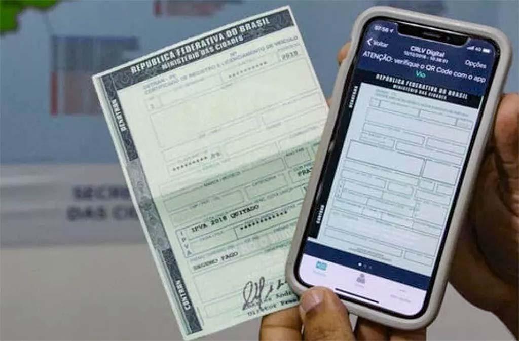 CRV Digital, novo documento para licenciamento de veículos