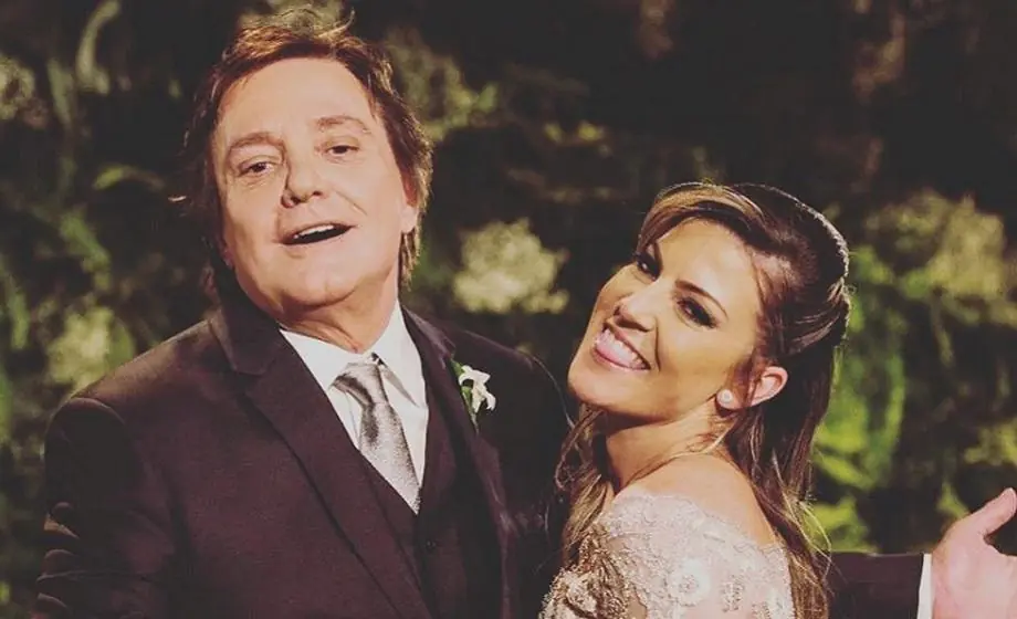 Na imagem Fabio Jr e esposa Maria Fernanda